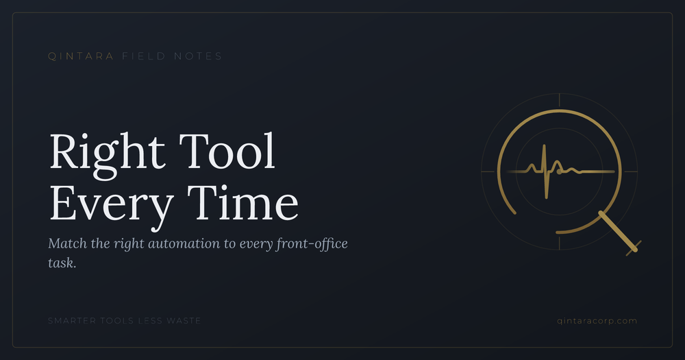 AI Agents vs Simple Automation for Front Offices