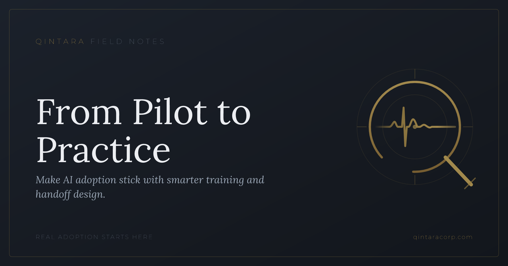 AI Rollout Playbook for Practice Operators