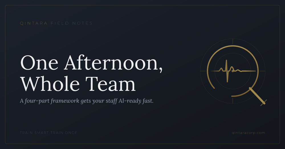 Train Your Team on AI Workflows in One Afternoon