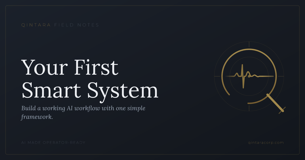 How to Build Your First AI Workflow