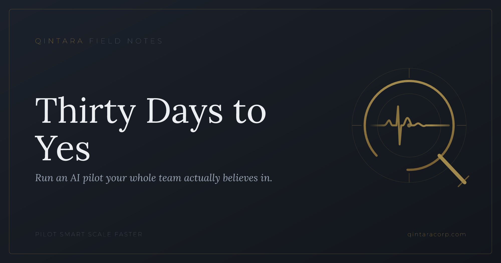 How to Run a 30-Day AI Pilot That Gets Buy-In